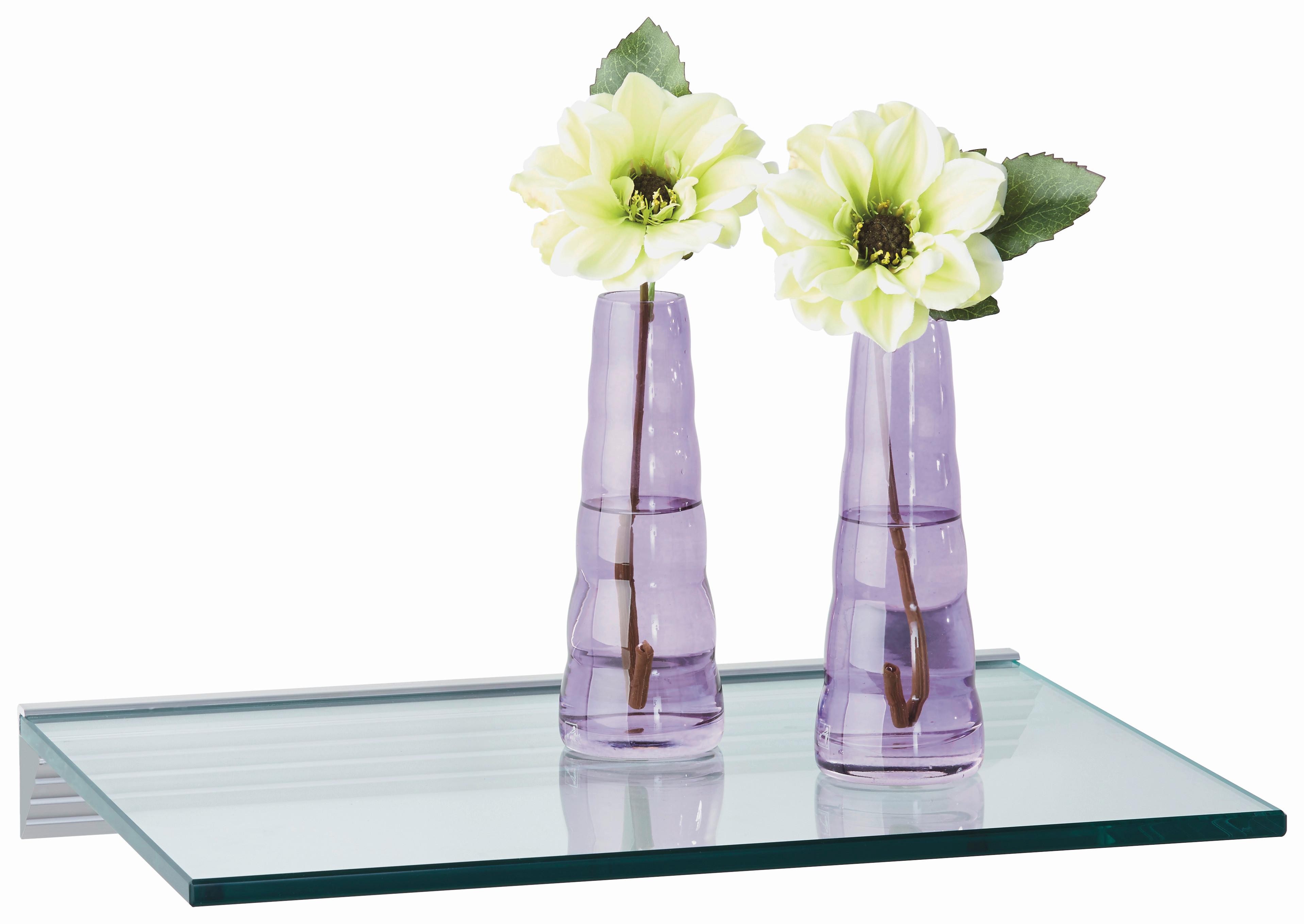 PÓŁKA ŚCIENNA WING GW 4030 KK - przezroczysty, Basics, szkło (40/1/30cm)