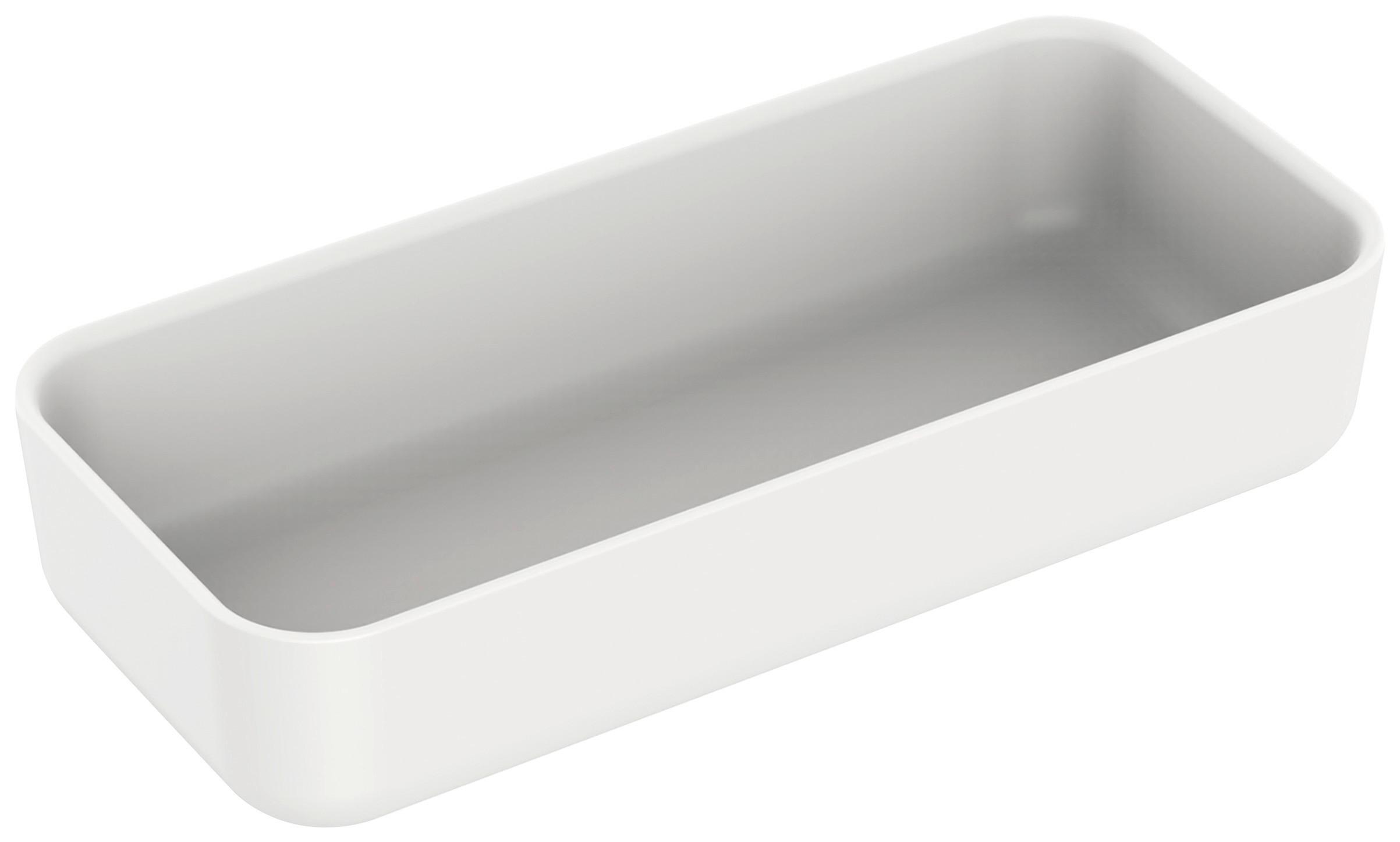 Besteckeinsatz Lis Grau - Weiß, MODERN, Kunststoff (17,1/7,6/3,4cm) - Mömax