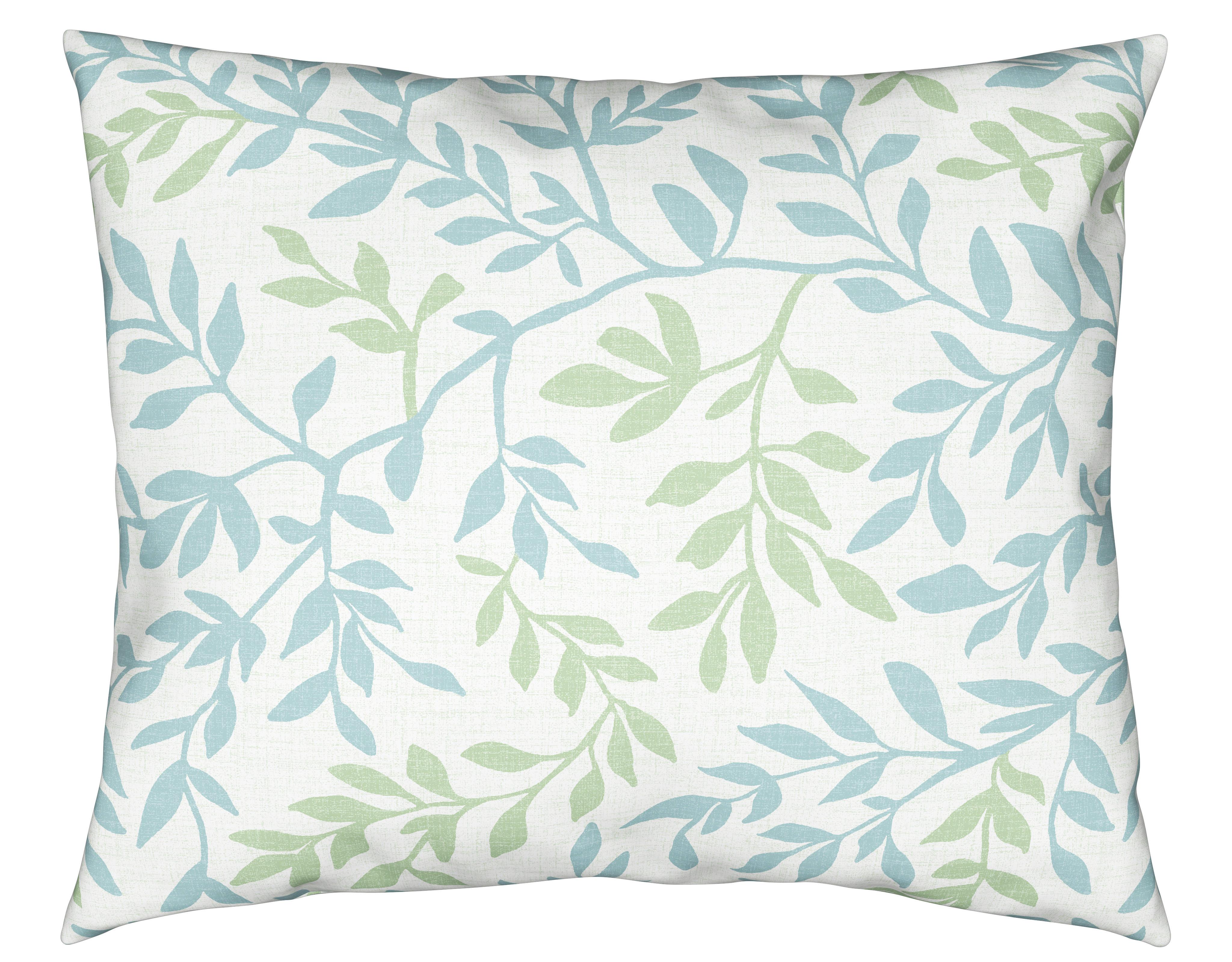 BETTWÄSCHESET SIGLINDE - Hellblau/Grün, Konventionell, Textil (160/210cm) - Modern Living