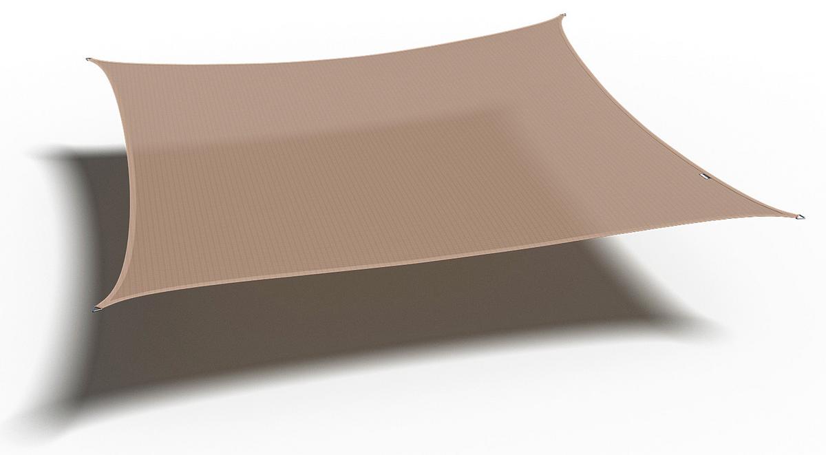 Sonnensegel Coolfit Sandfarben - Sandfarben, MODERN, Kunststoff (500/1/500cm) - Gardenson