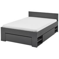 Bett Azurro 2-90 Anthrazit - Anthrazit, MODERN, Holzwerkstoff (120/200cm) - Mömax