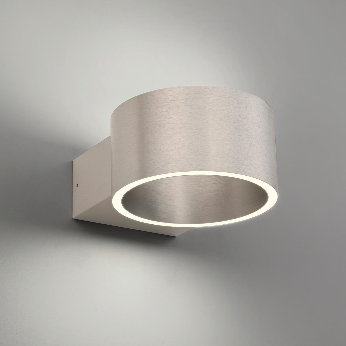 KINKIET LED 8561-95 PURE CLIPSE - kolor aluminiowy, Design, tworzywo sztuczne/metal (18,5/15/8cm) - Neuhaus PURE
