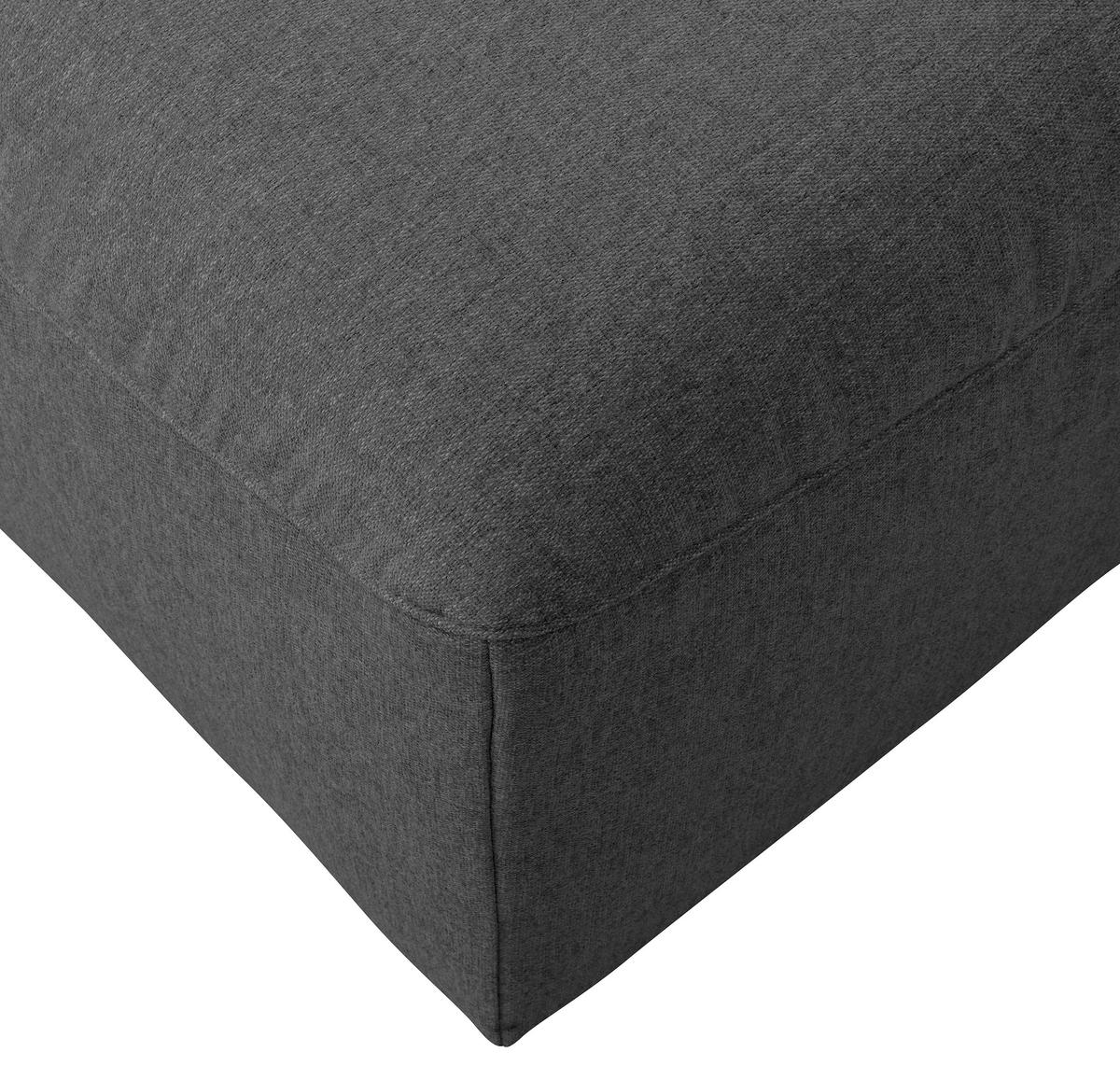 HOCKER LENA - Anthrazit, Design, Kunststoff/Textil (75/45/75cm) - Max Winzer