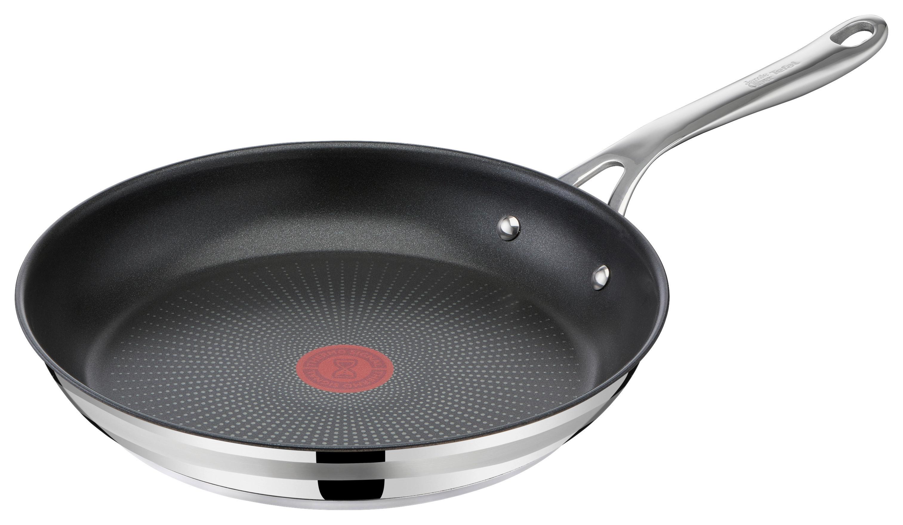 PATELNIA E31006 TEFAL - kolor chromowy, Basics, metal (28cm) - Tefal