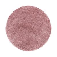 Hochflorteppich Fluffy Rosa Ø ca. 200cm - Rosa, Basics, Textil (200cm)