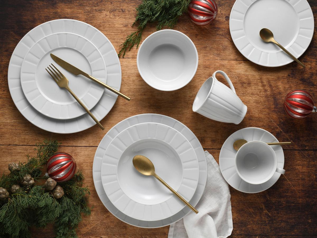 Kombinirani Servis Barcelona, 30-Delni - bela, Basics, keramika - Creatable