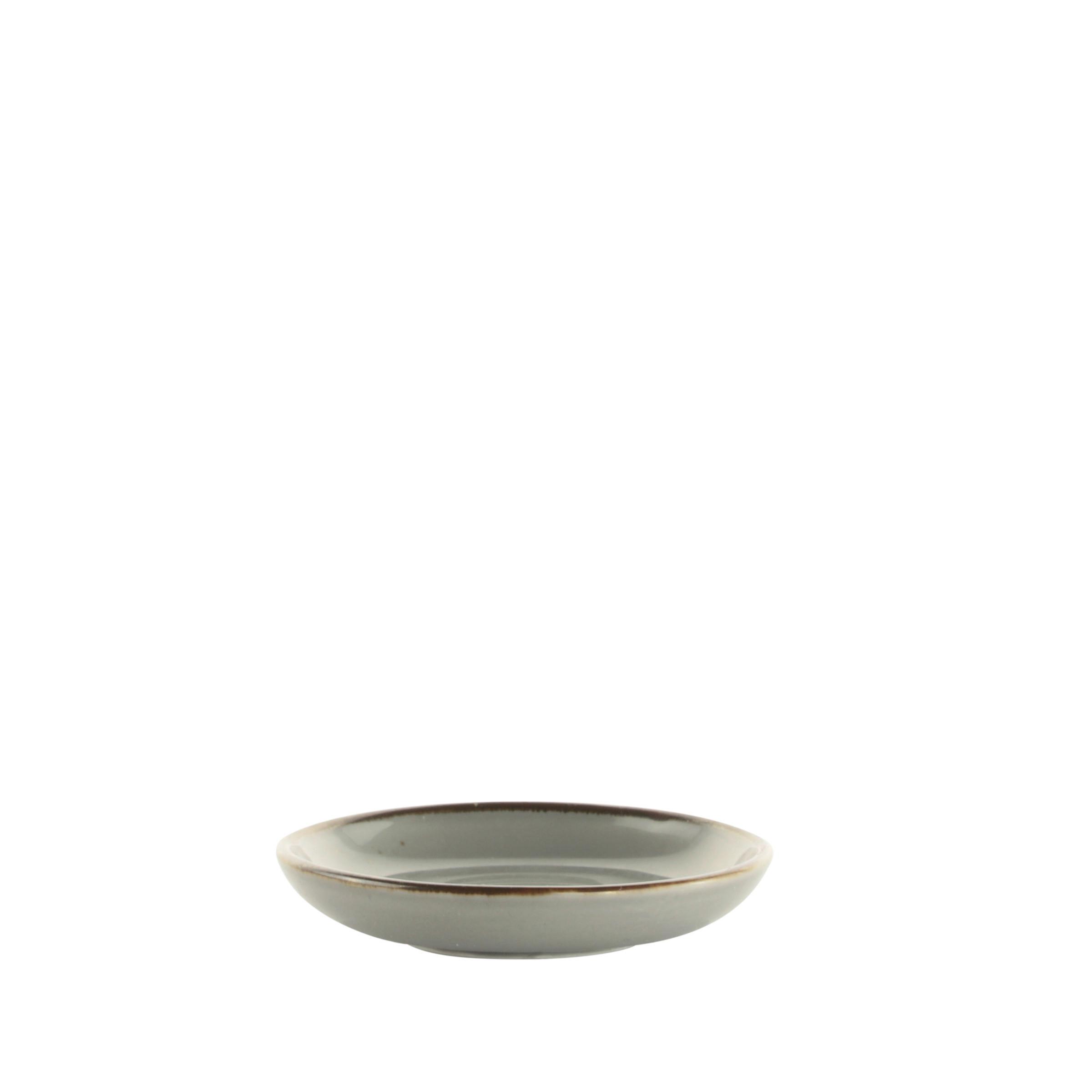 Dipschale Capri aus Porzellan Ø 9,5cm - Grau, Modern, Keramik (9,5/2cm) - Premium Living