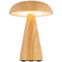 LAMPA STOŁOWA SINDY - kolor naturalny, Trend, tworzywo sztuczne/metal (15,5/21cm) - Novel