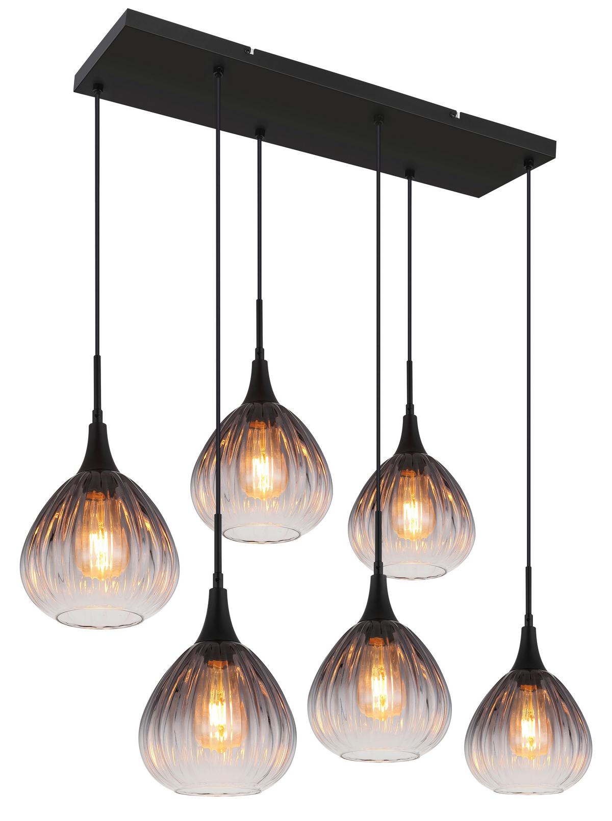 Viseča Svetilka 15887-6h Olsen - Design (90/40/120cm) - Globo