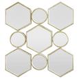 Spiegel Beni ca. 88x85,5 cm - Goldfarben, MODERN, Glas/Holzwerkstoff (88/85,5/6,5cm) - Mömax modern living Spiegel Beni ca. 88x85,5 cm - Goldfarben, MODERN, Glas/Holzwerkstoff (88/85,5/6,5cm) - Mömax modern living