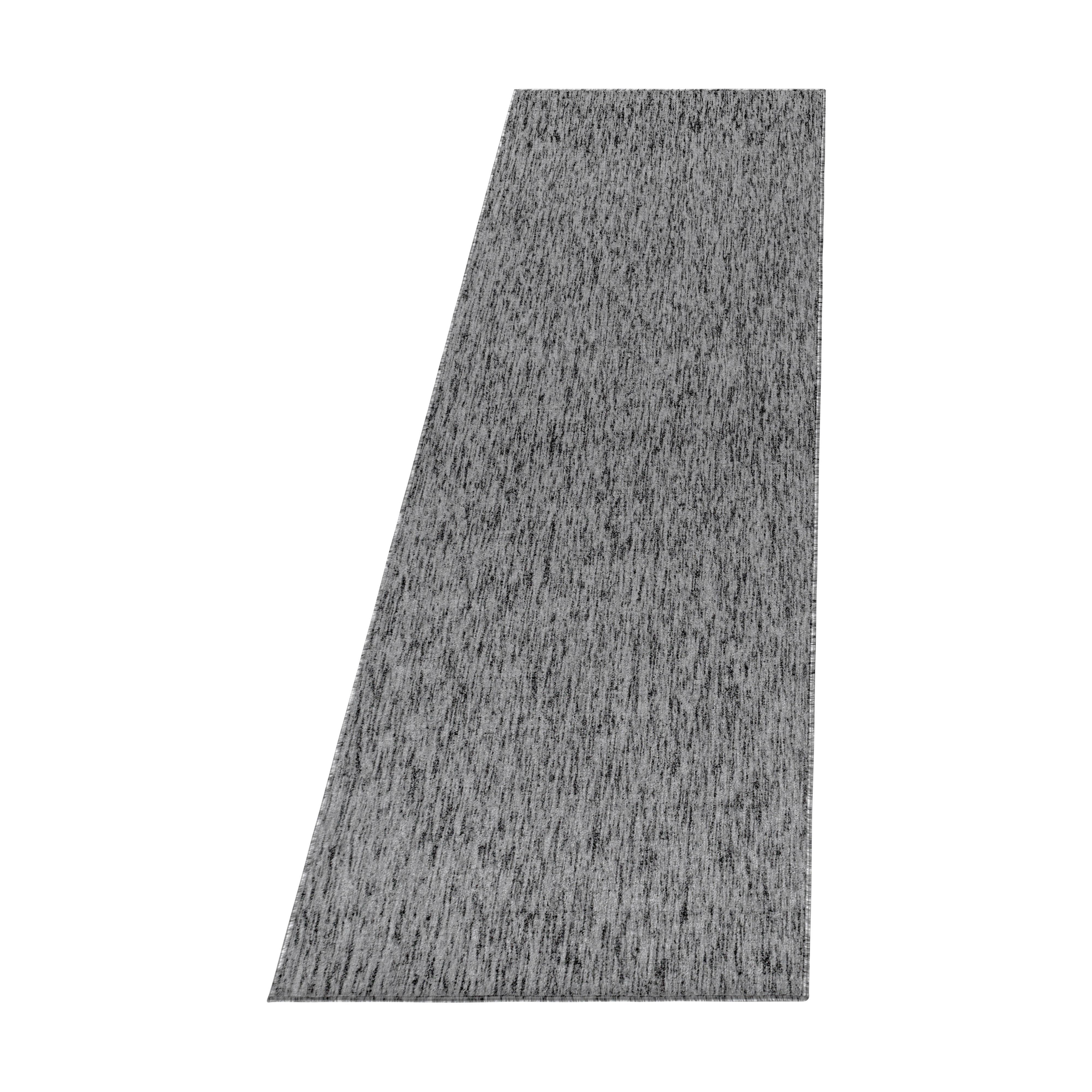 Läufer Nizza Grau ca. 80x250cm - Grau, KONVENTIONELL, Textil (80/250cm)