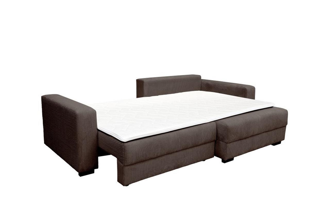 Kutna Garnitura Xela - tamno siva/crna, Moderno, tekstil (265/170cm) - Modern Living