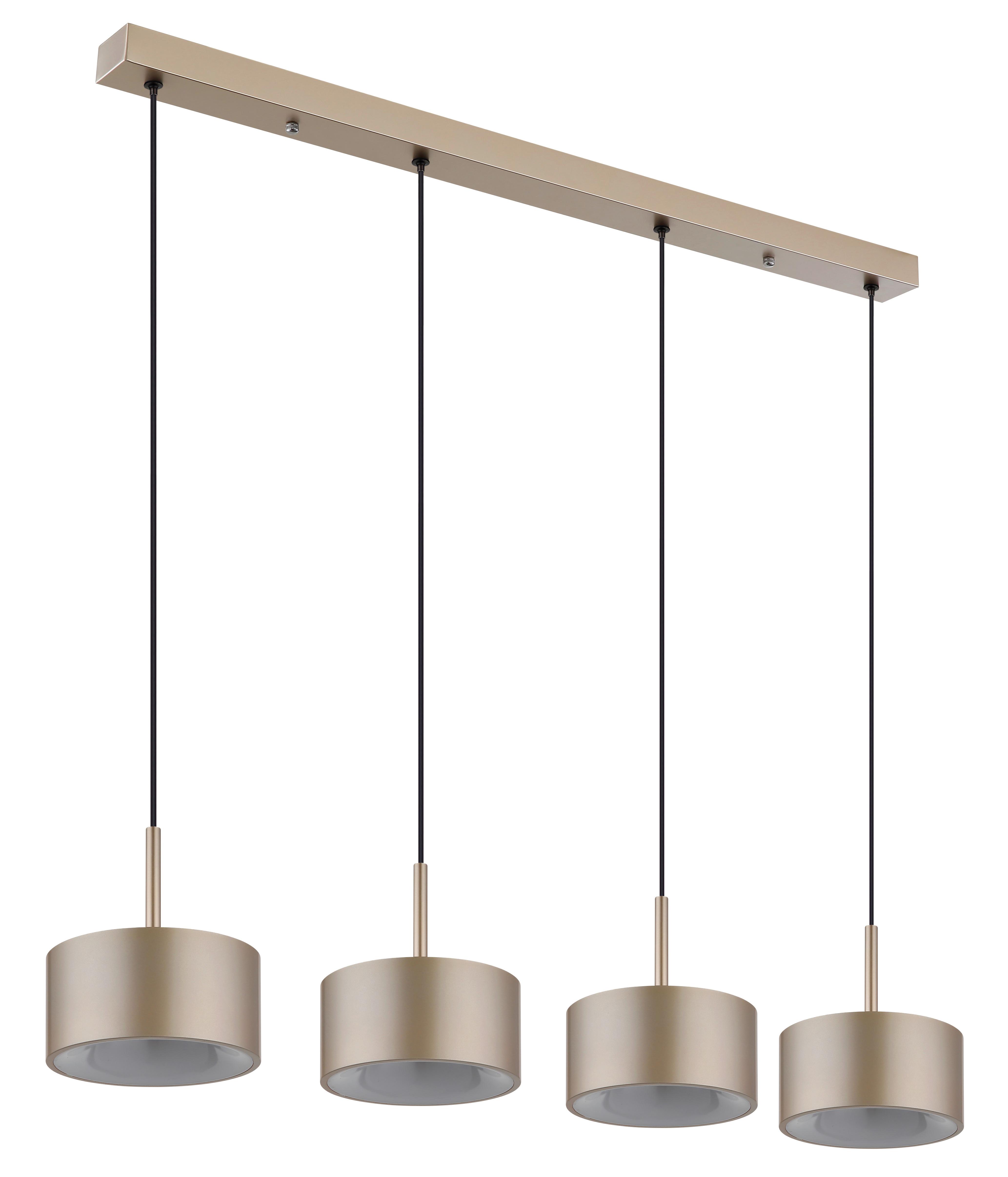 LAMPA WISZĄCA LED 56964-4H RAYMOND - czarny/biały, Design, tworzywo sztuczne/metal (86/15/150cm) - Globo