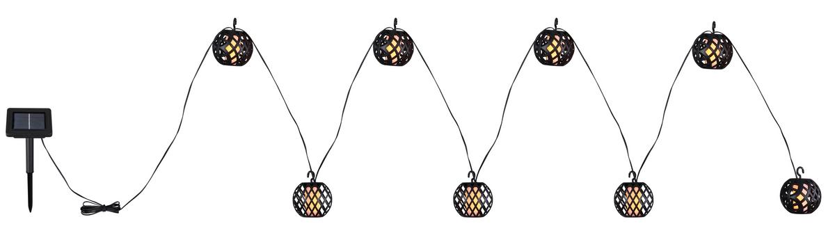 SOALRNA SVJETILJKA CRNA BOJA - bijela/crna, Basics, plastika (410/7/7cm) - Globo