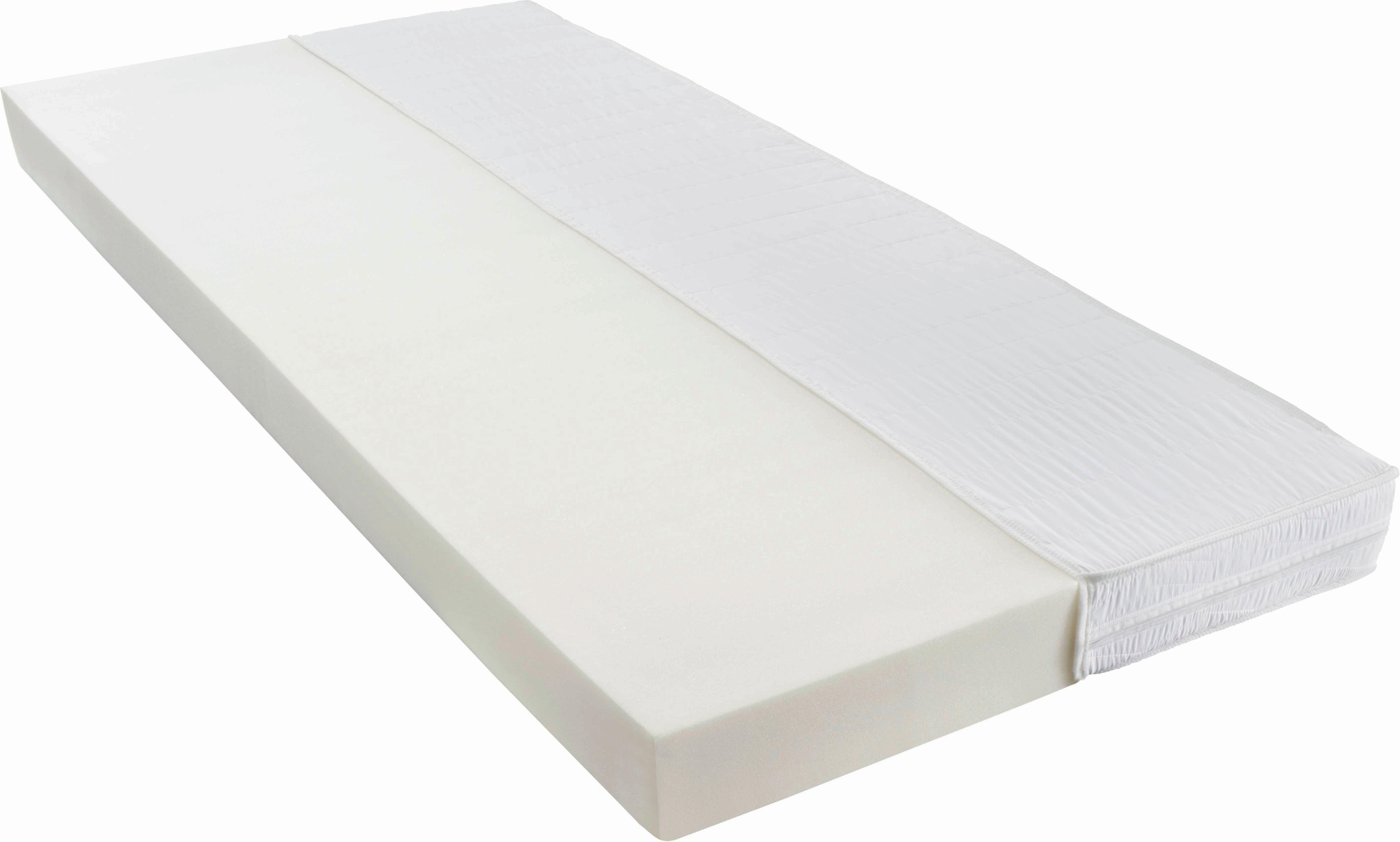MATERAC Z PIANKI KOMFORT ULLA - biały, Basics, tkanina (90/200cm) - Boxxx
