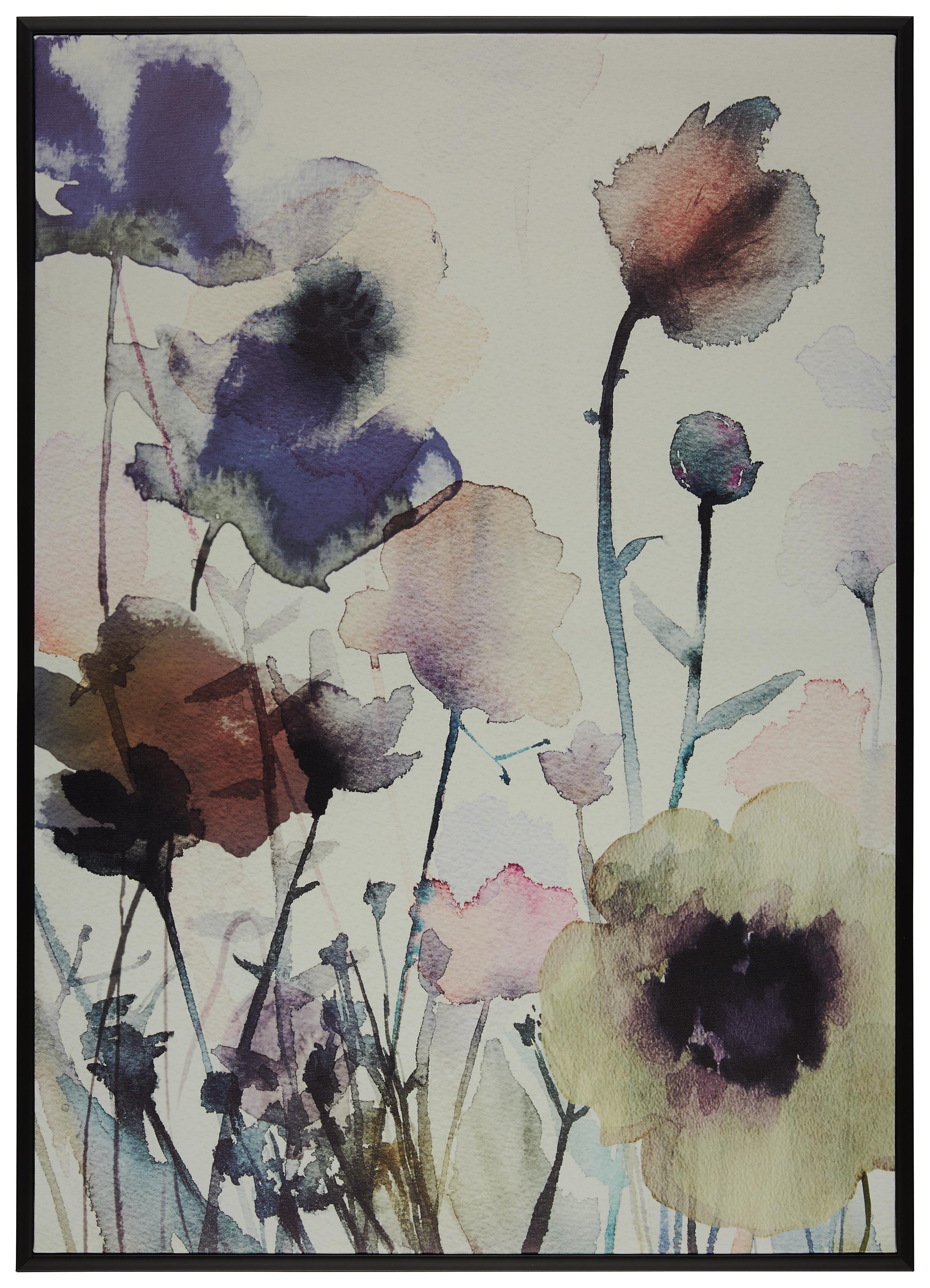 Keilrahmenbild Liam in Bunt - Multicolor/Schwarz, Holzwerkstoff/Kunststoff (50/70cm) - Mömax modern living