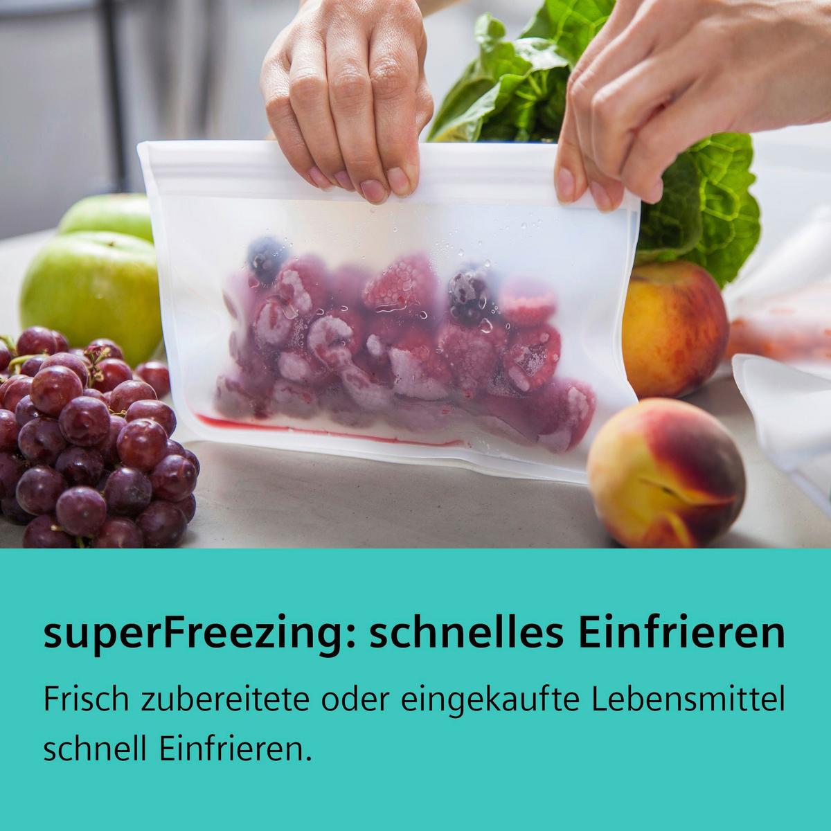 Kühl-Gefrier-Kombination KI86VVFE0 - Weiß, Basics (54,1/177,2/54,8cm) - Siemens