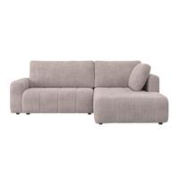 Canapea modulara GIA - gri deschis, Modern, lemn/textil (261/94/197cm) - Bessagi Home