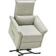 Relaxsessel in Grau - Schwarz/Grau, KONVENTIONELL, Kunststoff/Textil (87/78-110/90-166cm) - Modern Living