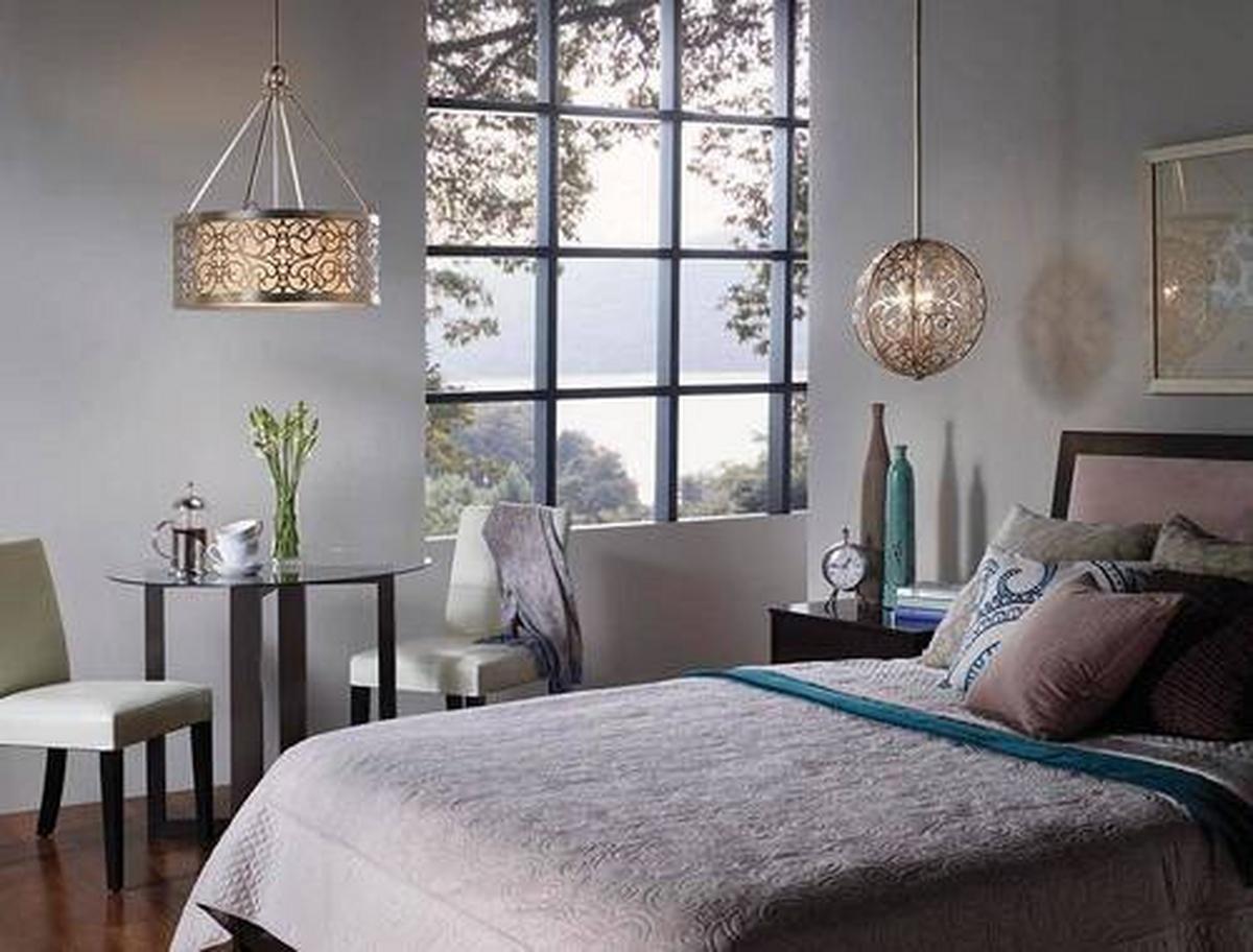 Luster Arabesque Fe-Arabesque4 - srebrne boje/zlatne boje, Basics, metal (58.4/80.8cm) - Elstead Lighting