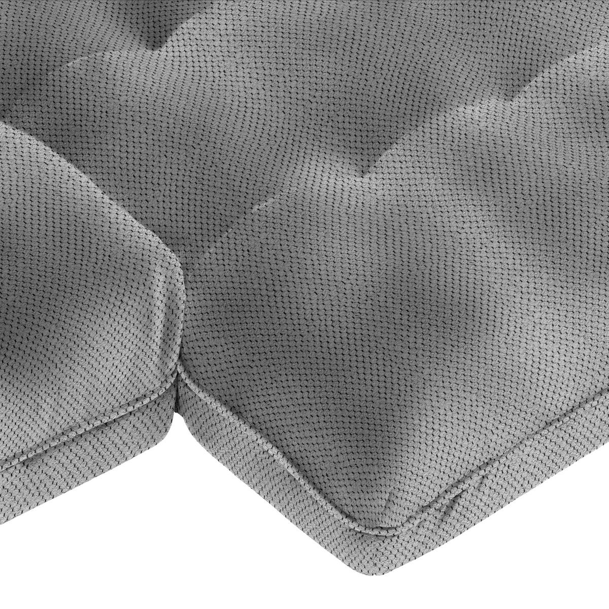 Wohnlandschaft Vivo Grau - Schwarz/Grau, MODERN, Kunststoff/Textil (317/63/179cm) - Premium Living