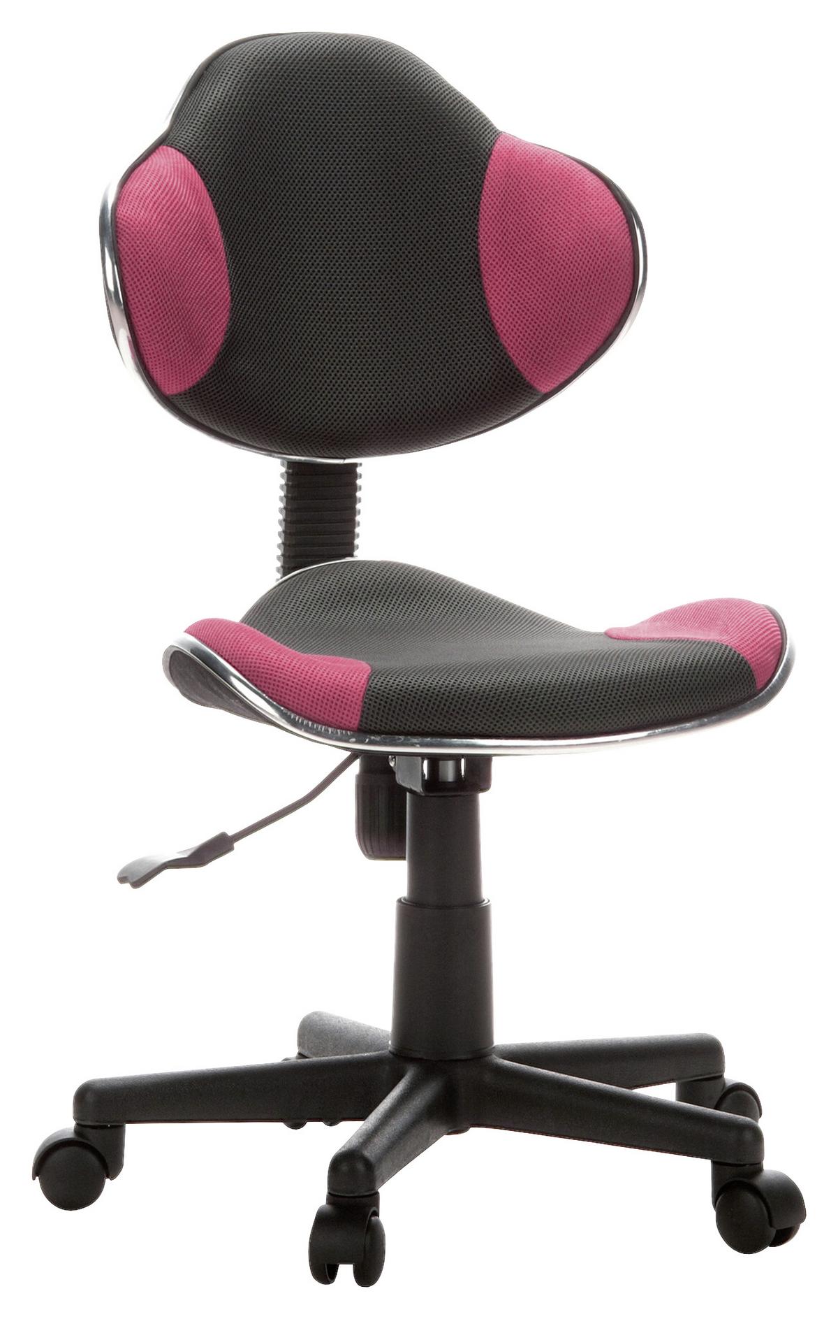 Mladinski Vrtljivi Stol Kiddy Gti 2, Siva, Roza - pink/siva, Basics, umetna masa (45/86-101/42cm) - MID.YOU