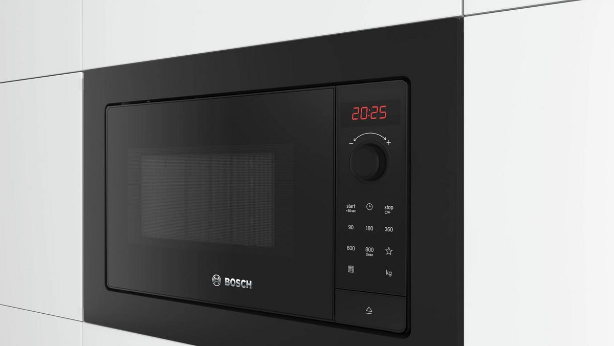 Beépíthető Mikrohullámú Sütő Bfl623mb4 - fekete, Basics (59,5/38,2/33,5cm) - Bosch