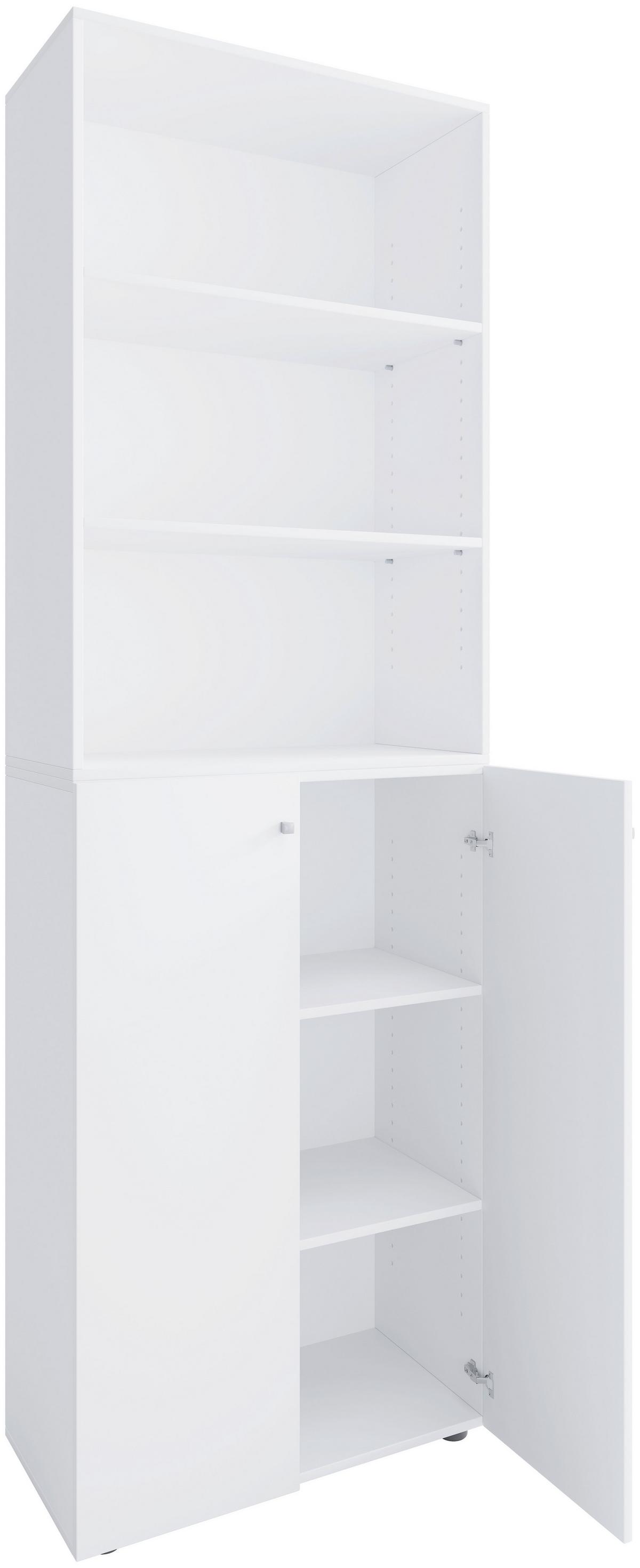 Arhivska Omara Lona Xxl, Bela - bela, Design, leseni material (70/220/39cm) - MID.YOU