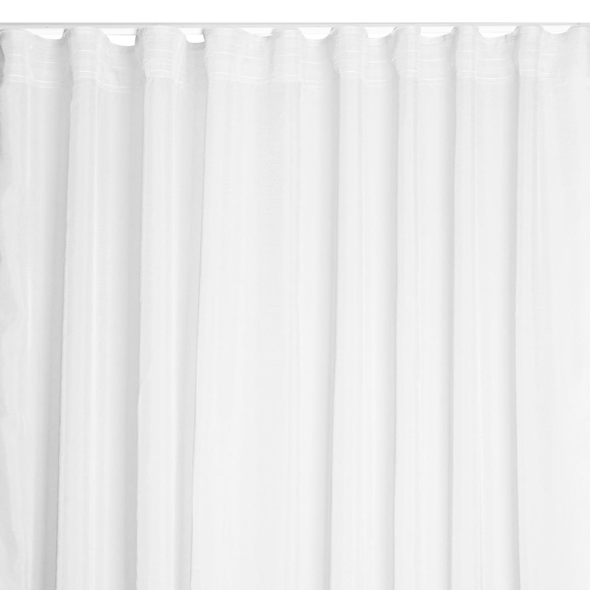 ZASŁONA GOTOWA 0084449 MATHIS BLANC - biały, Basics, tkanina (280/280cm)