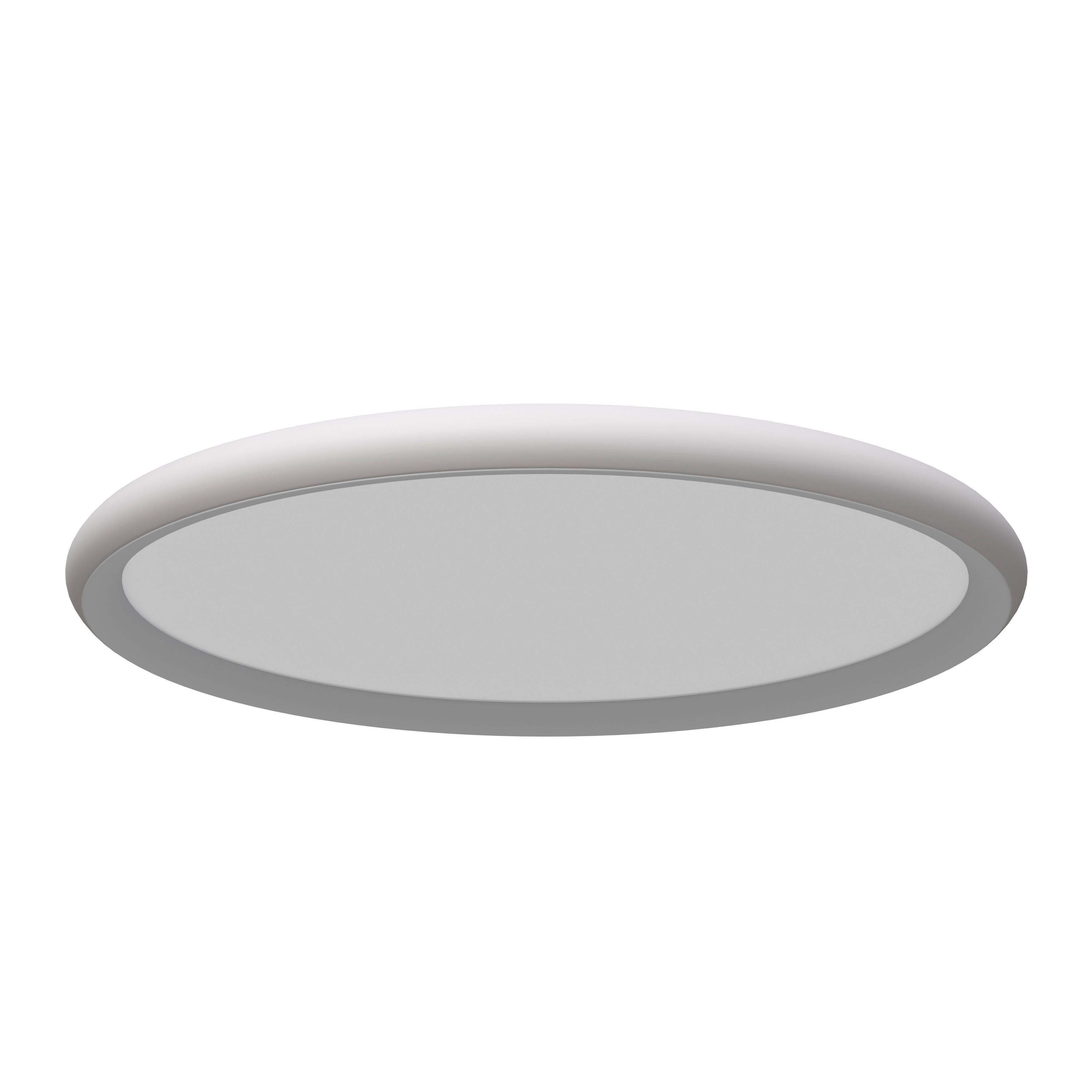 LAMPA SUFITOWA LED RUGBY *SBN* - biały, Basics, tworzywo sztuczne (40/3,5cm) - Novel