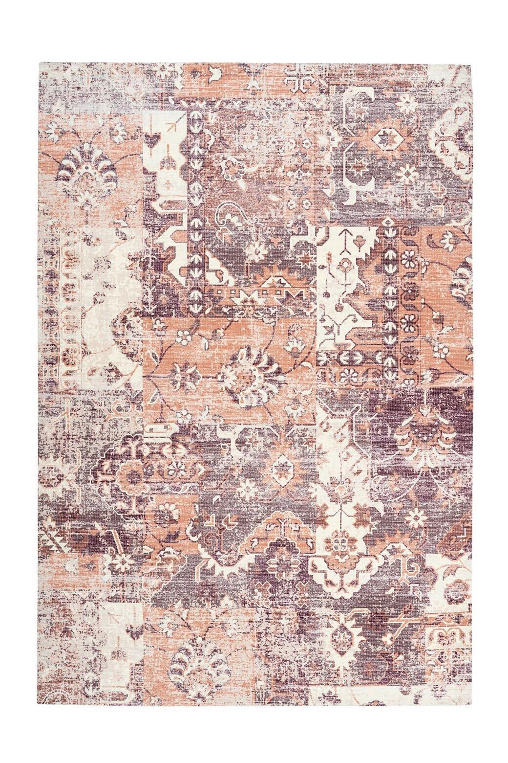 LÄUFER INDIANA 425 MULTI / TERRA - Terracotta/Multicolor, Konventionell, Textil (80/150cm) - Kayoom