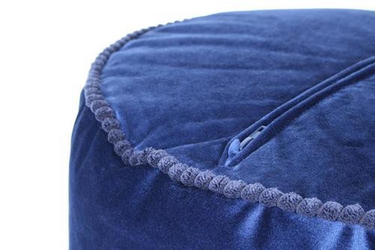 POUF XTY35 - Blau, Basics, Textil (47/32/47cm) - Kayoom