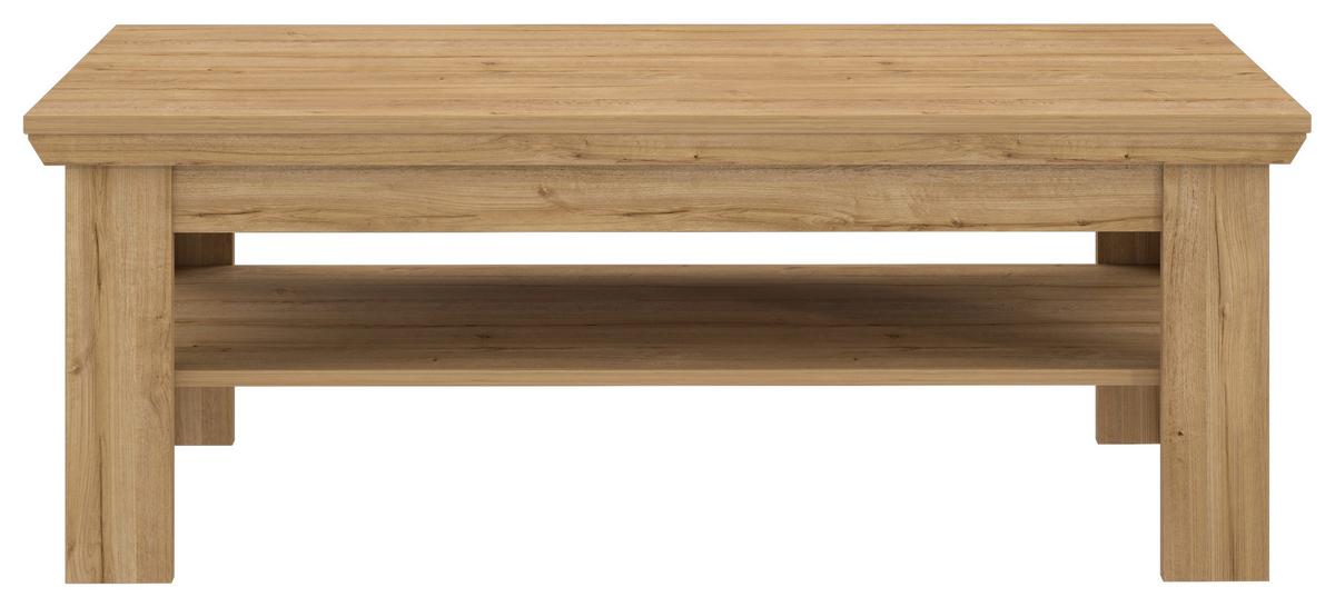 Stolić Cannes - boje hrasta, Romantično / ladanjski, drvni materijal/metal (120/45/60cm) - Premium Living