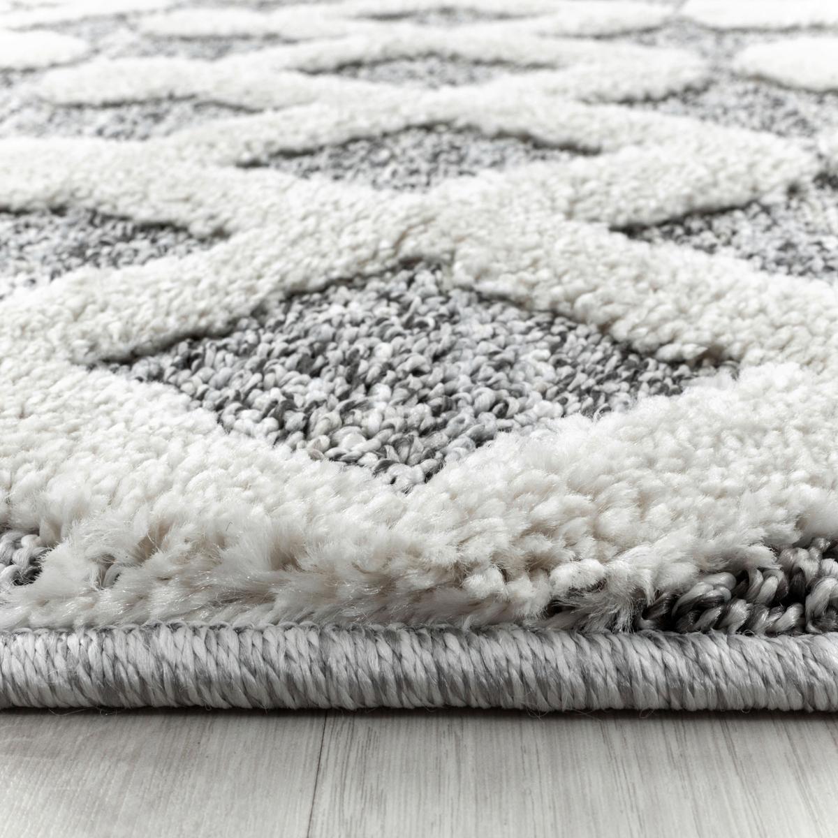 Webteppich Pisa Grau ca. 280x370cm - Grau, KONVENTIONELL, Textil (280/370cm)