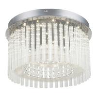 Stropna Led-svetilka Joyce, S Sijalko - Design, kovina/umetna masa (37/23cm) - Globo