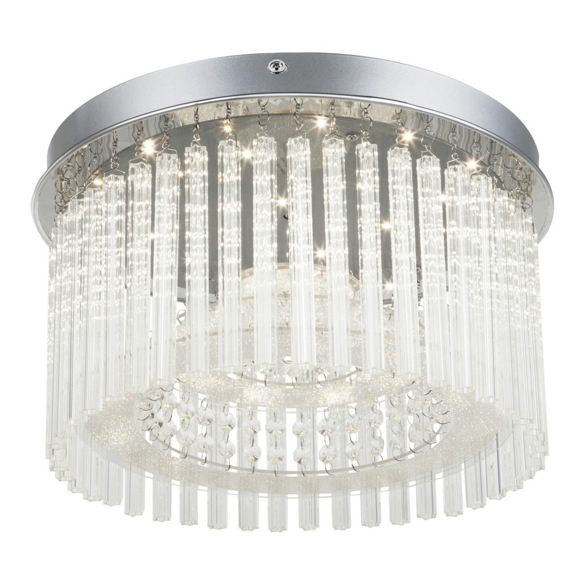 Stropna Led-svetilka Joyce, S Sijalko - Design, kovina/umetna masa (37/23cm) - Globo