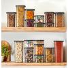 FÖRVARINGSBURKAR SET GIZEM - svart/transparent, Modern, plast (23/23/33cm) - Mömax