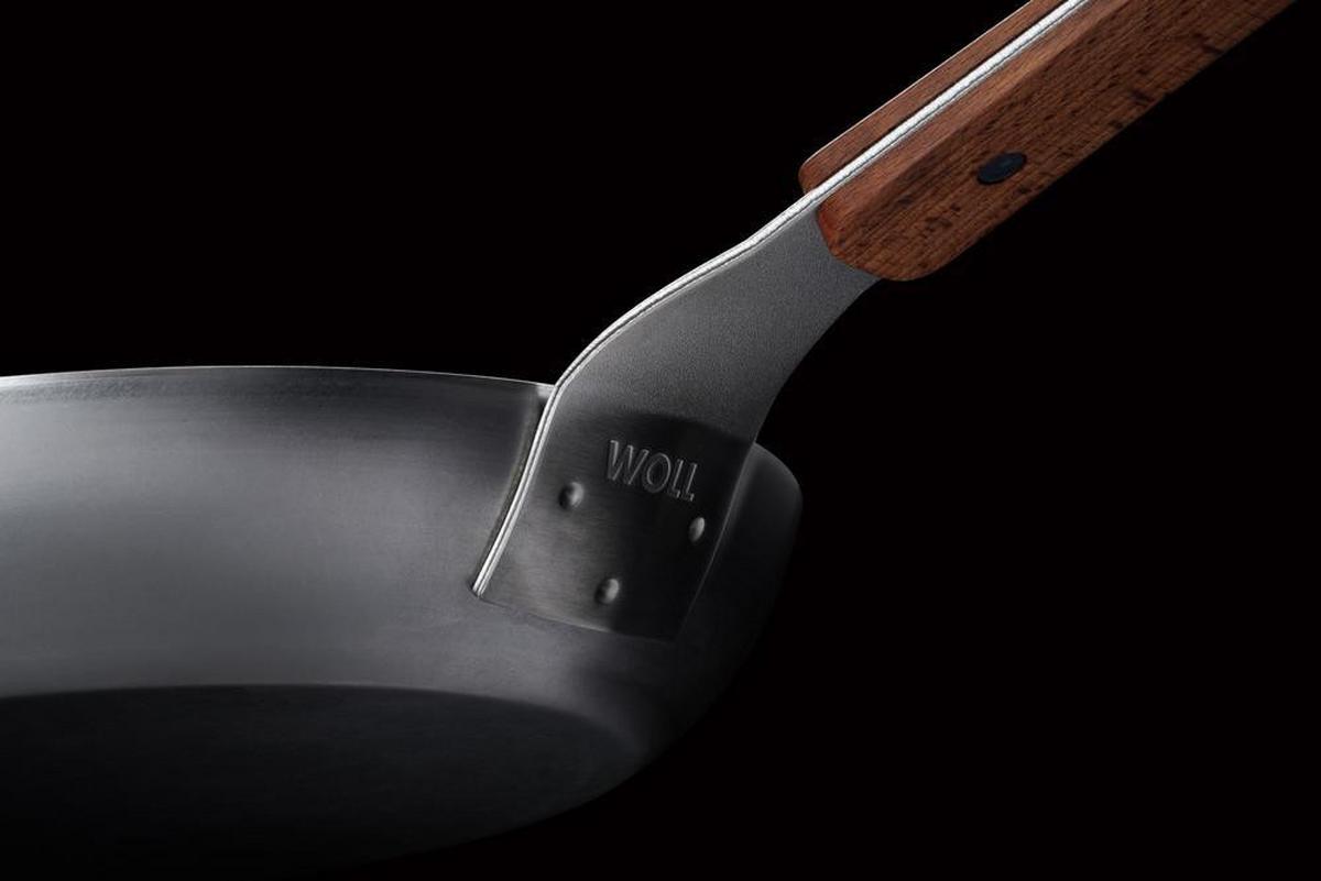 PATELNIA DO SMAŻENIA 528CS - kolor srebrny, Basics, metal (28cm) - WOLL