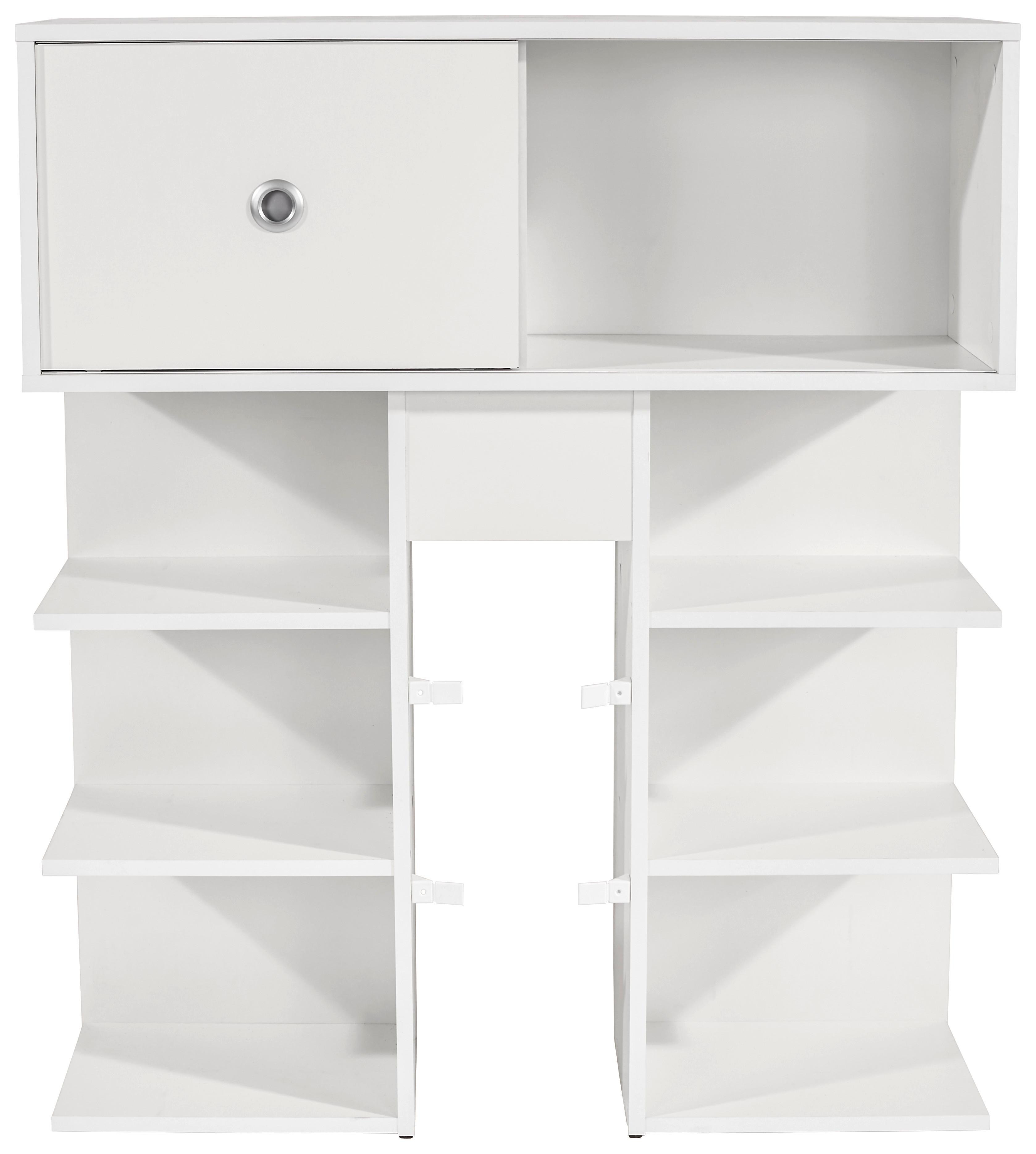 Rješenje Za Odlag. Iznad Krev. Azzurro 90 - bijela/boje hrasta, Konvencionalno, drvni materijal/plastika (95cm) - Based