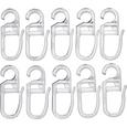 Faltenhaken Anni, 10 Stück/pkg. - Klar, Kunststoff (0.5/2.6cm) - MÖMAX modern living