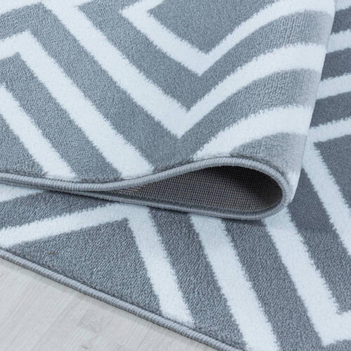 Webteppich Costa Grau ca. 240x340cm - Grau, Design, Textil (240/340cm)