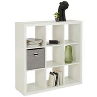 Raumteiler Style in Weiß ca. 112x112x38 cm - Weiß, MODERN, Holzwerkstoff (112/112/38cm) - Based