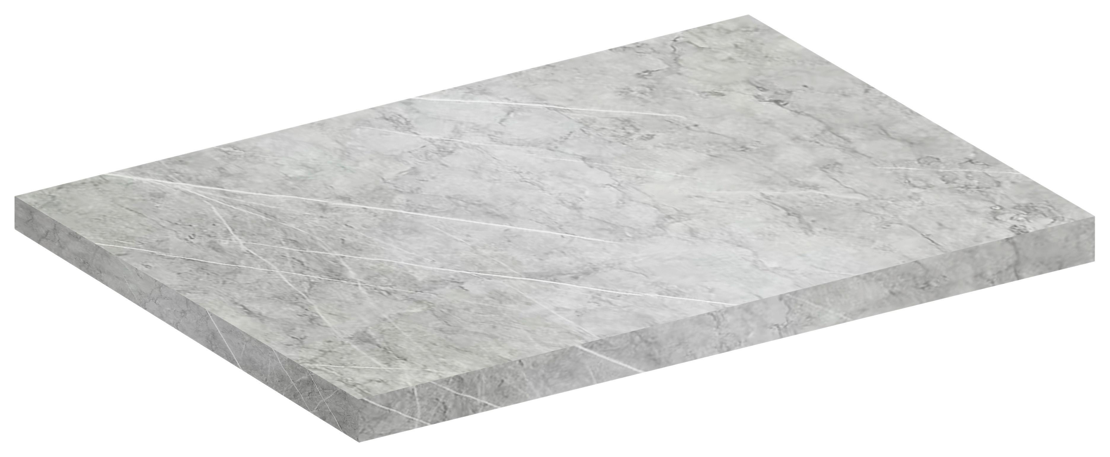 Delovna Plošča Fasola, Siva - siva, Trend, leseni material (100/3/60cm) - MID.YOU