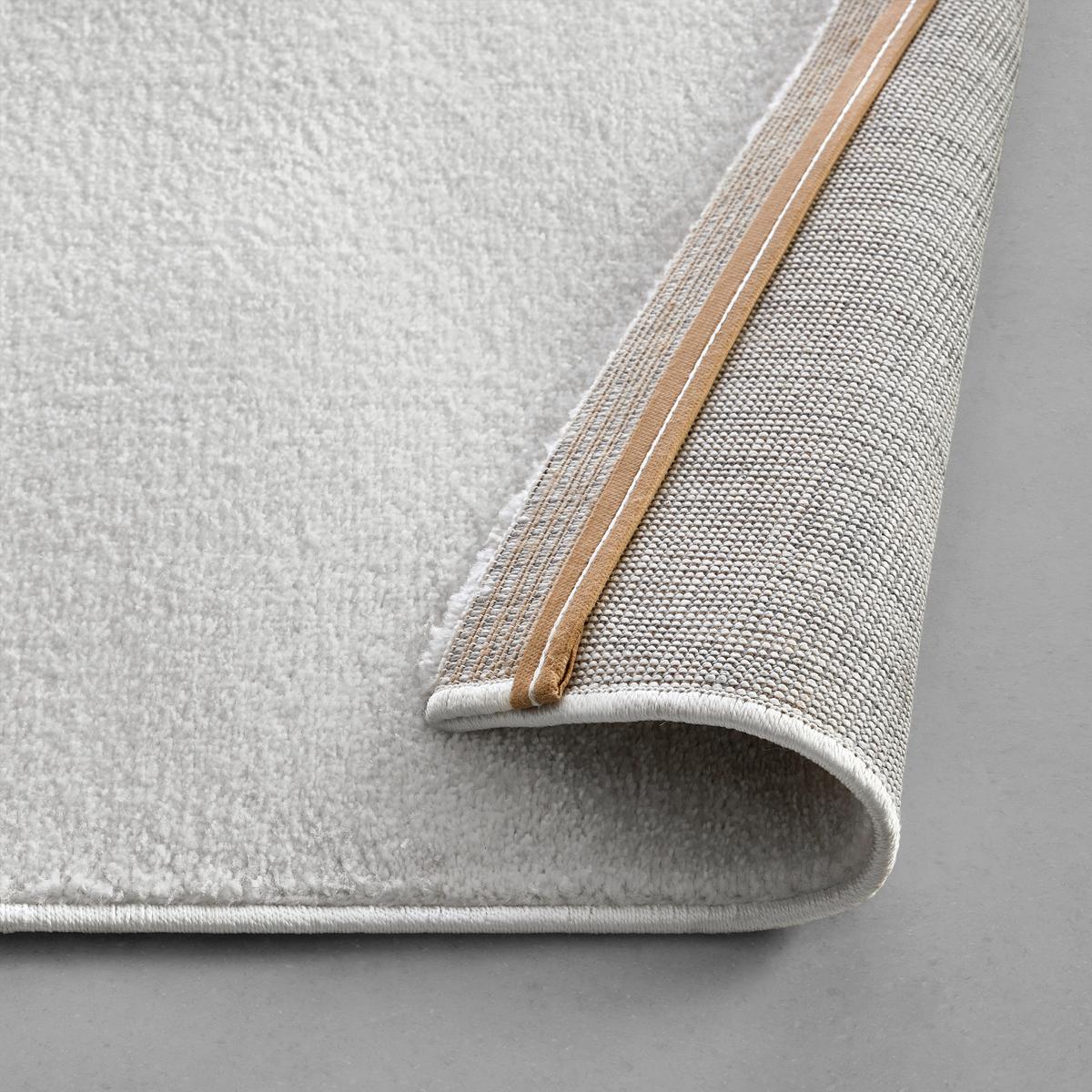 Webteppich Jan 1 Weiß ca. 80x150cm - Weiß, KONVENTIONELL, Textil (80/150cm) - Mömax