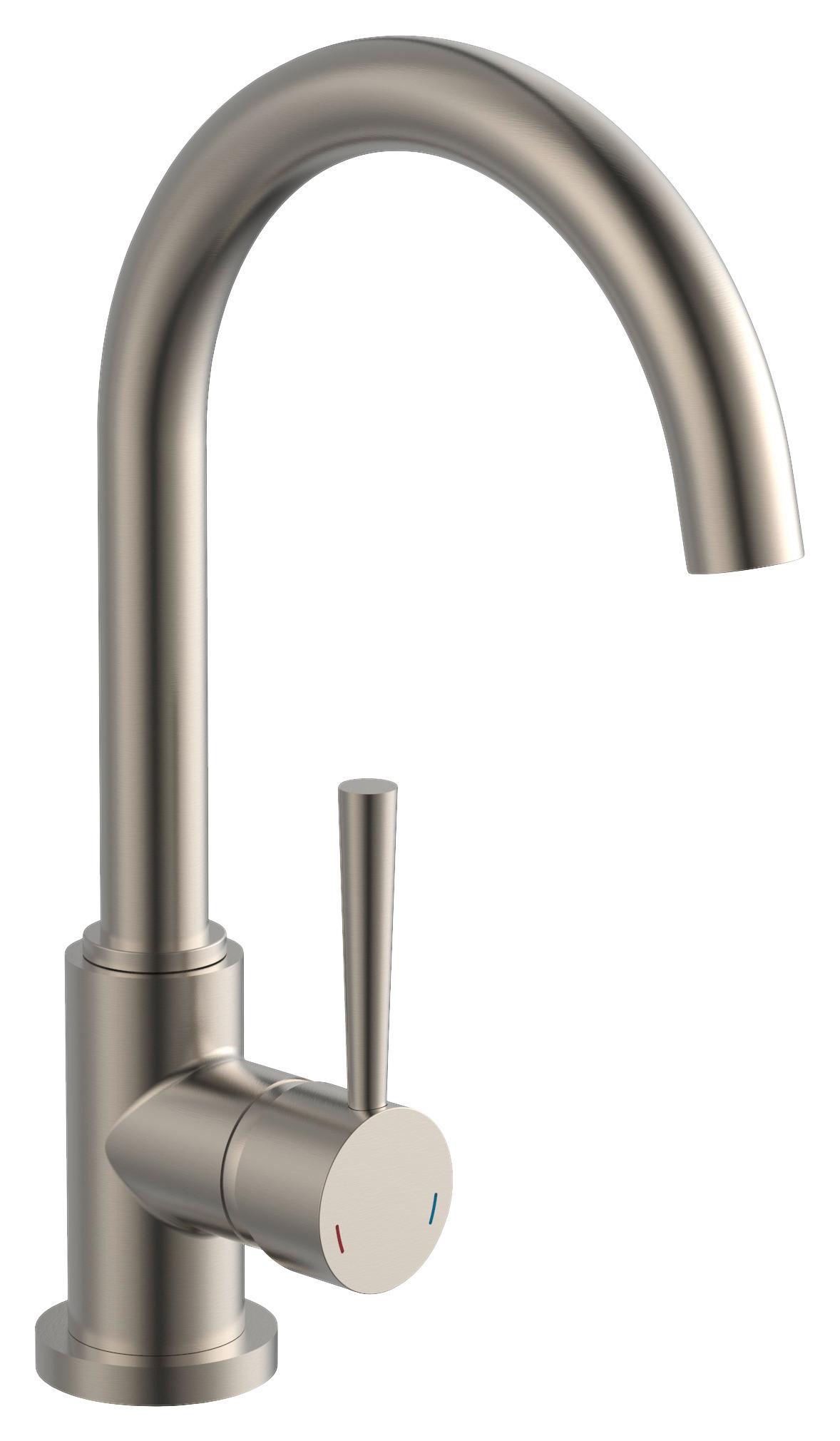ARMATURA KUCHENNA 79126U  -TOP- - kolor stalowy, Basics, metal (5,9/34/22,5cm) - Schütte