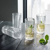 Longdrinkgläserset Nachtmann Square 4-teilig - Klar, MODERN, Glas - NACHTMANN