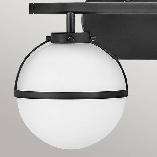 Kupaonska Zidna Svjetiljka Hk-Hollis2-O-Bk-Bath - crna, Konvencionalno, staklo/metal (38.1/23/19.3cm) - Elstead Lighting