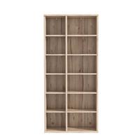 Polica Ducato - boje hrasta, Moderno, drvni materijal/metal (100/217/40cm) - Premium Living