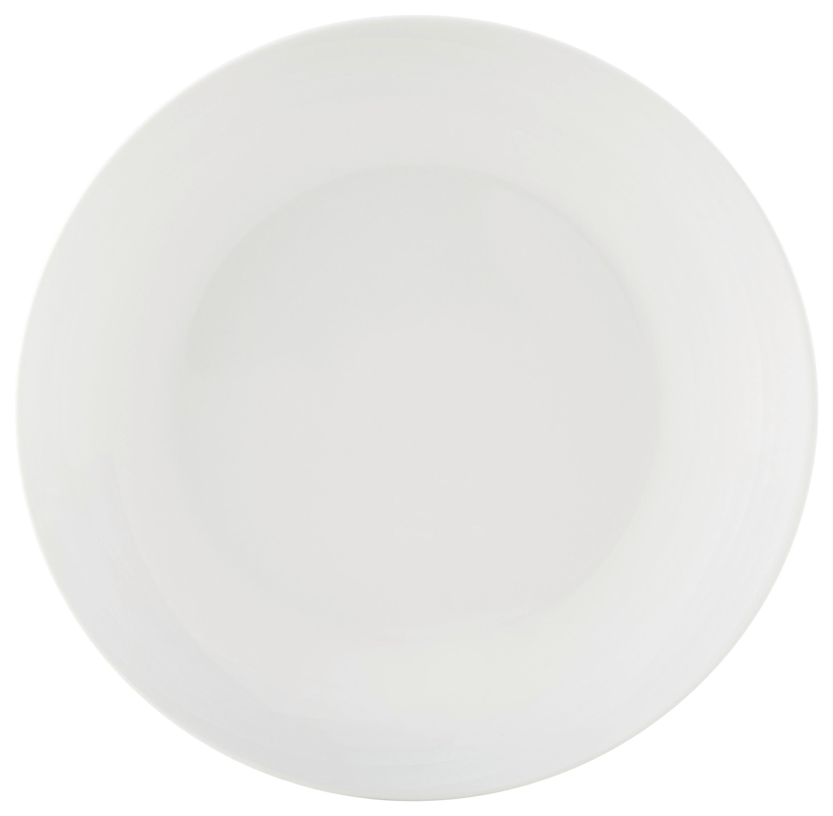 Dessertteller Katarina Weiß - Weiß, KONVENTIONELL, Keramik (20,5cm) - Based