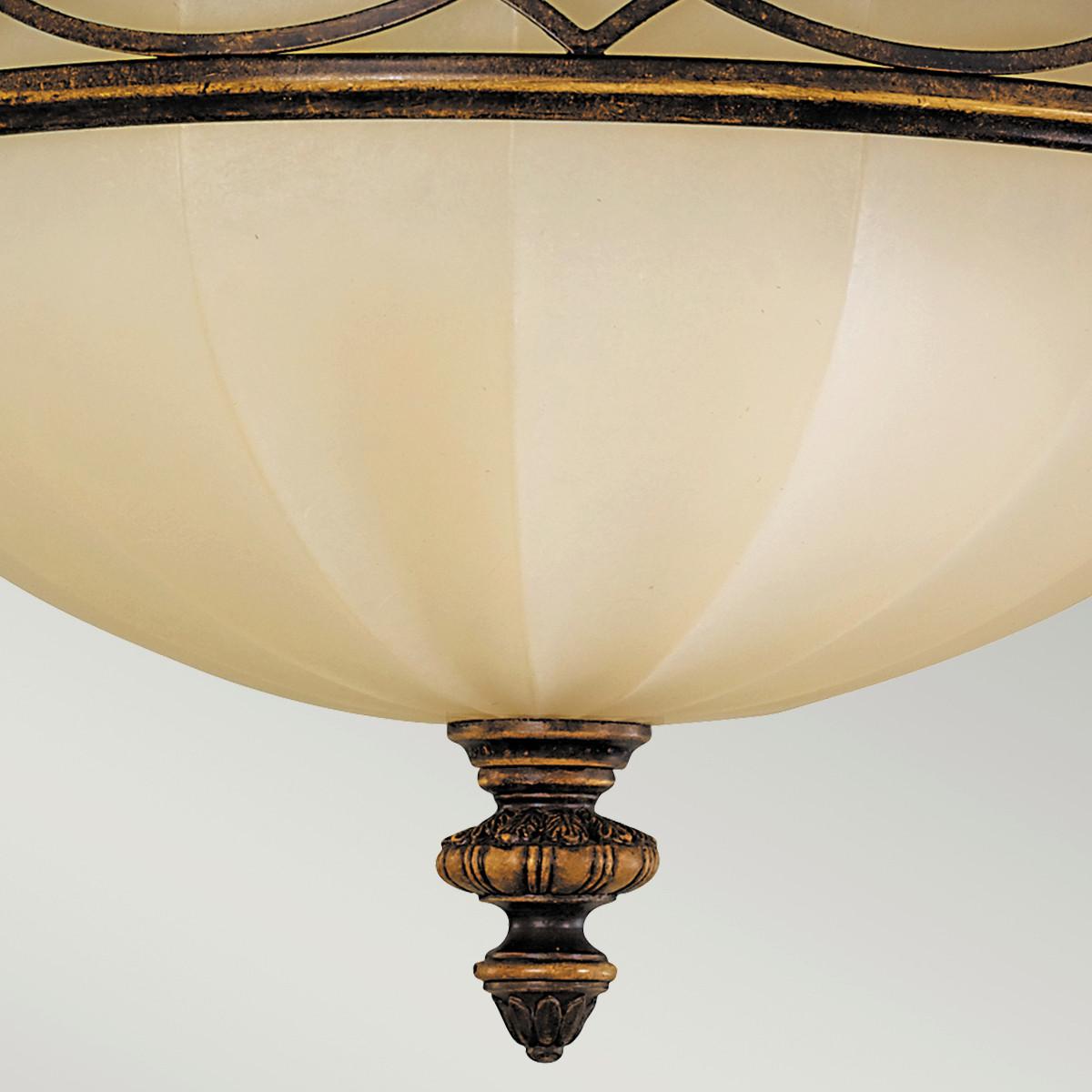 Stropna Svjetiljka Drawing - smeđa, Konvencionalno, staklo/metal (35.6/22.9cm) - Elstead Lighting